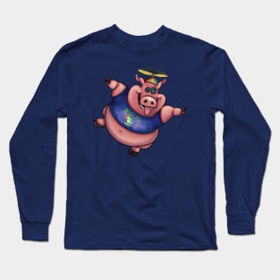 Whirly Pig Long Sleeve T-Shirt